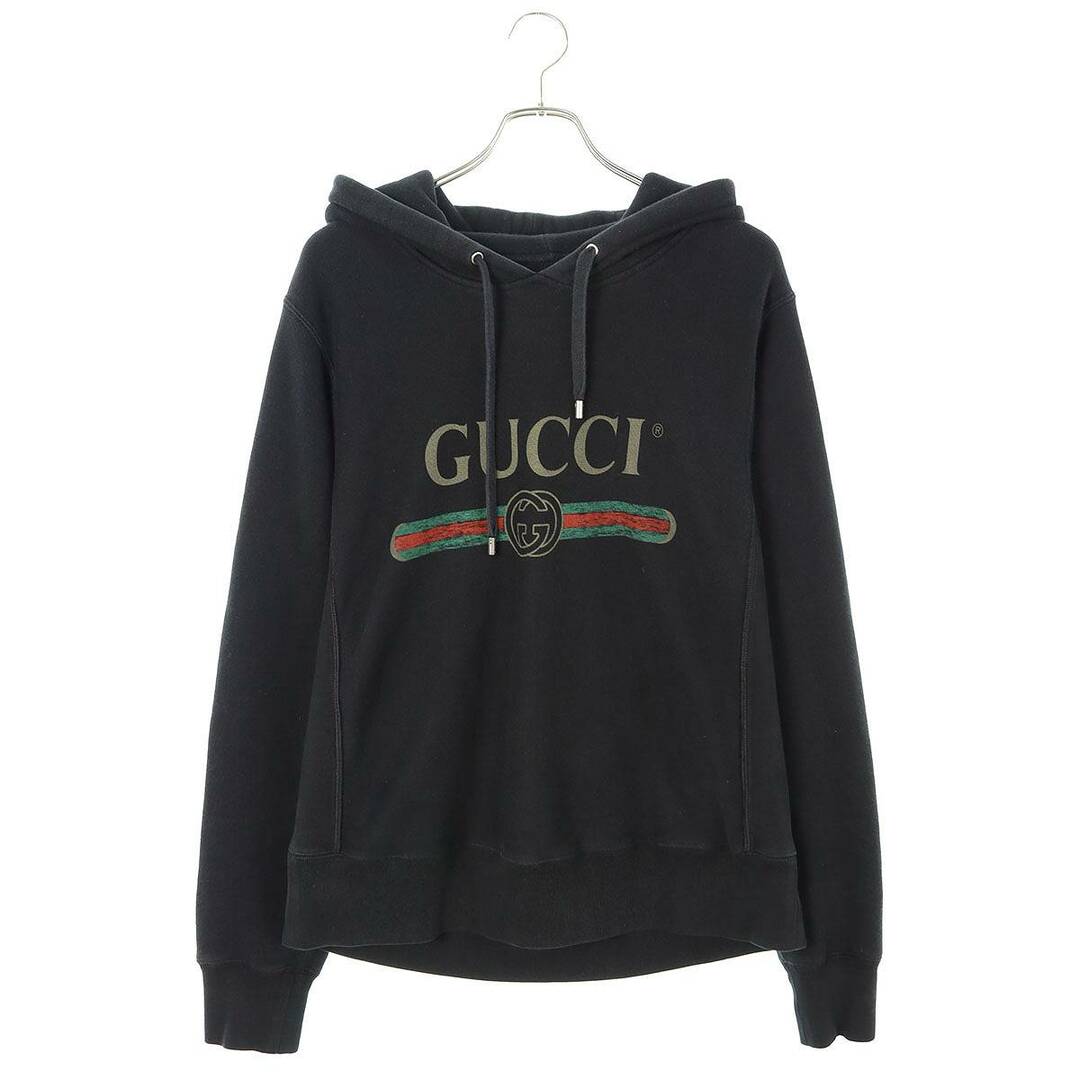 Gucci(グッチ)のグッチ  17SS  463591 X5S85 ヴィンテージロゴプルオーバーパーカー メンズ S メンズのトップス(パーカー)の商品写真