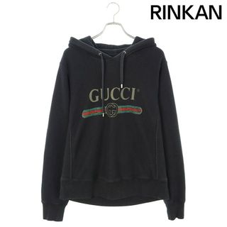 グッチ(Gucci)のグッチ  17SS  463591 X5S85 ヴィンテージロゴプルオーバーパーカー メンズ S(パーカー)