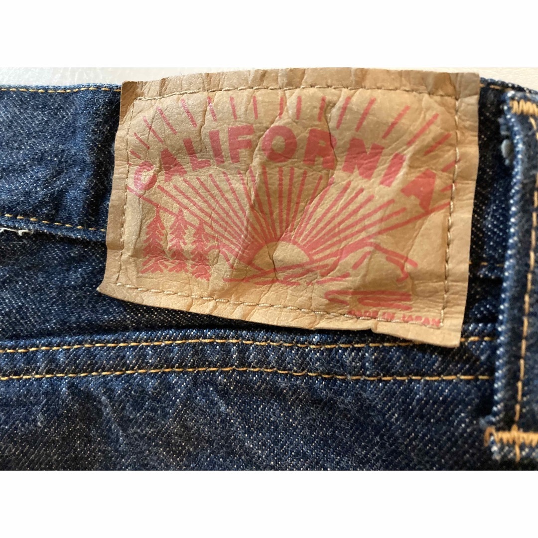 SUNNY SPORTS(サニースポーツ)のサニースポーツ　赤ミミ 日本製デニムパンツ　W34 メンズのパンツ(デニム/ジーンズ)の商品写真