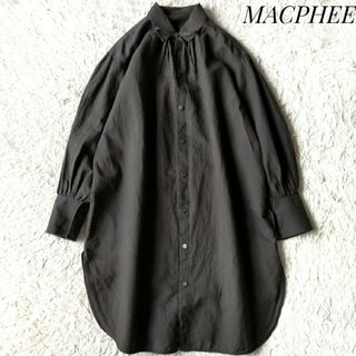 マカフィー(MACPHEE)の【マカフィー】コットンラミーローンチュニックシャツ  2021SS 36 春夏(シャツ/ブラウス(長袖/七分))