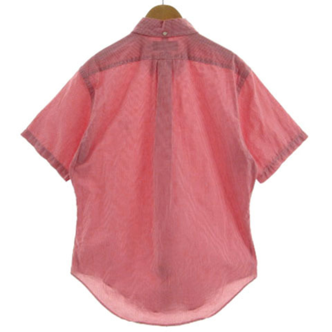 Ralph Lauren(ラルフローレン)のRALPH LAUREN シャツ ポニー刺繍 半袖 ギンガムチェック 赤 白 L メンズのトップス(シャツ)の商品写真