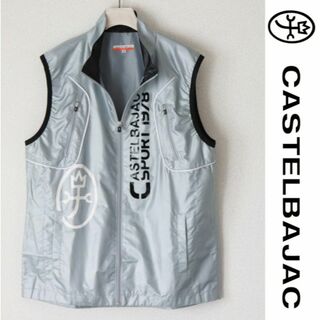 カステルバジャック(CASTELBAJAC)の新品訳【カステルバジャック SPORT】薄手 プリントロゴ ベスト 48(L)(ウエア)