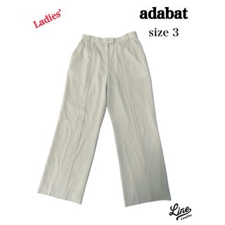 アダバット(adabat)のadabat アダバット　パンツ　レディース3 ゴルフパンツ　スラックス(ウエア)