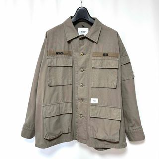 ダブルタップス(W)taps)の19AW ダブルタップス JUNGLE LS シャツ ジャングル シャツ(ミリタリージャケット)