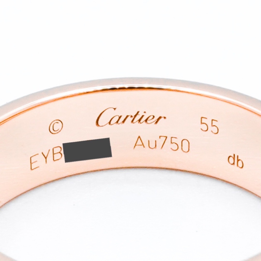 Cartier(カルティエ)の【仕上済】カルティエ ラブリング 15号 PG ダイヤ 15 55 K18PG レディース リング・指輪 CARTIER レディースのアクセサリー(リング(指輪))の商品写真