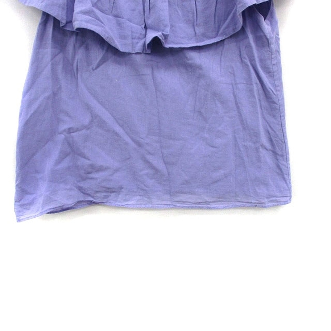 ANGLOBAL SHOP(アングローバルショップ)のアングローバルショップ ブラウス シャツ プルオーバー 半袖 フリル コットン レディースのトップス(シャツ/ブラウス(半袖/袖なし))の商品写真