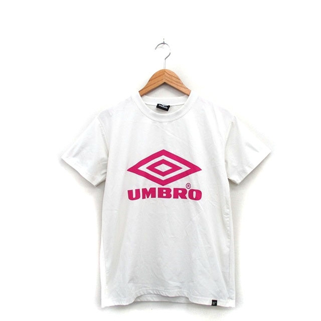 UMBRO(アンブロ)のアンブロ UMBRO Tシャツ カットソー 半袖 ロゴ プリント S ホワイト メンズのトップス(Tシャツ/カットソー(半袖/袖なし))の商品写真