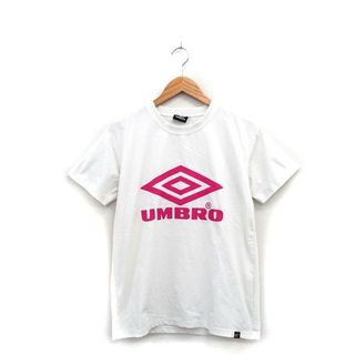 アンブロ(UMBRO)のアンブロ UMBRO Tシャツ カットソー 半袖 ロゴ プリント S ホワイト(Tシャツ/カットソー(半袖/袖なし))