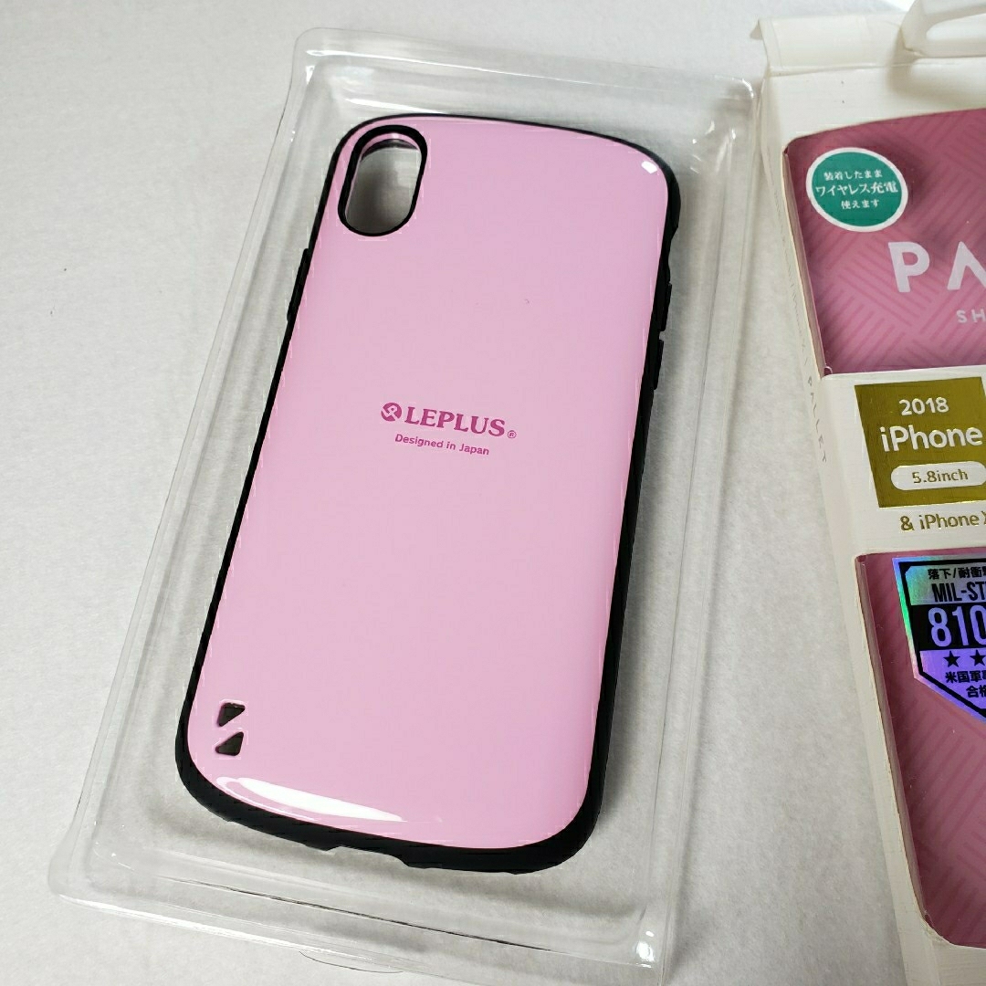 アウトレット iPhone X Xs 耐衝撃ハイブリッドケース ピンク 1179 スマホ/家電/カメラのスマホアクセサリー(iPhoneケース)の商品写真