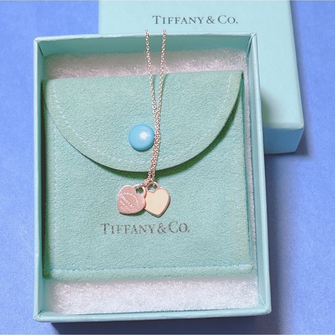 feliceネックレス商品一覧箱付⭐︎Tiffany\u0026Co. リターントゥ ダブル ハート タグ ネックレス