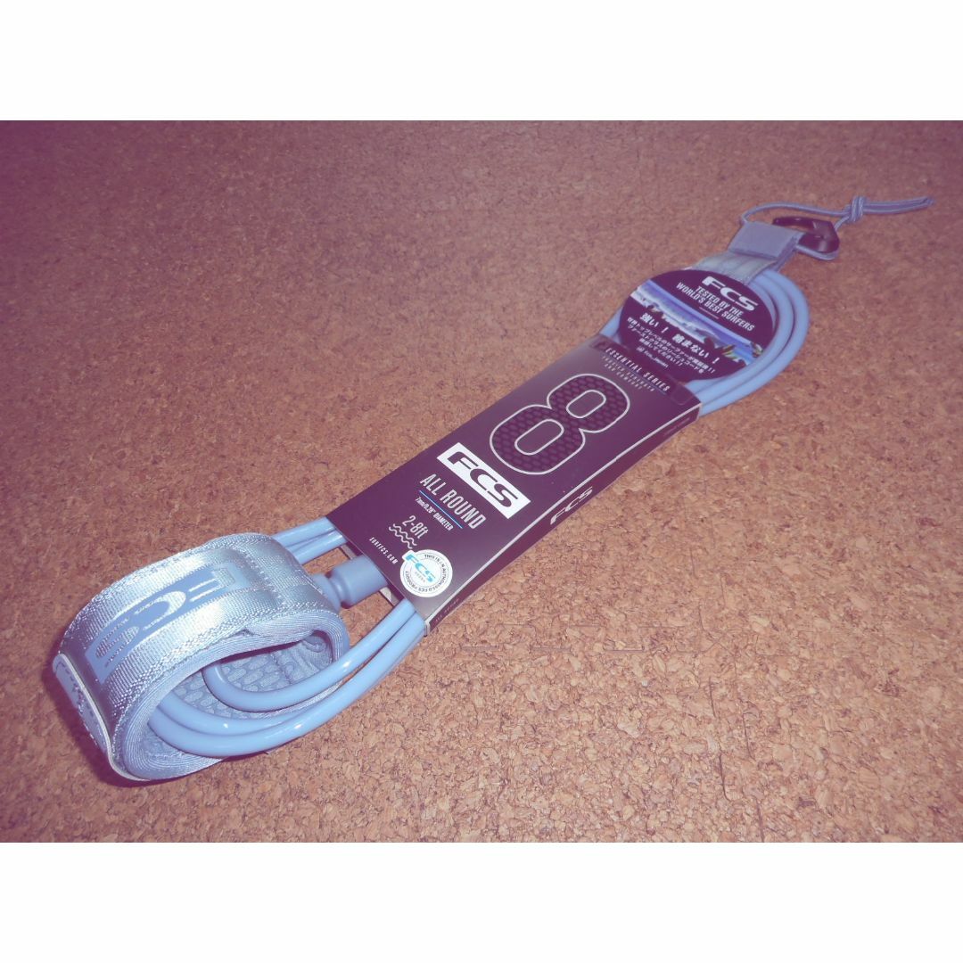 FCS(エフシーエス)のFCS ALL ROUND Leash 8ft Tranquil Blue スポーツ/アウトドアのスポーツ/アウトドア その他(サーフィン)の商品写真