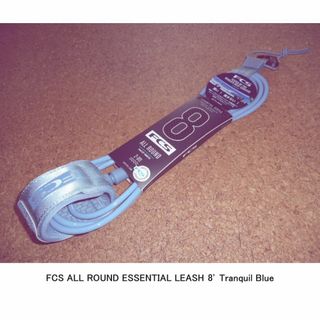 エフシーエス(FCS)のFCS ALL ROUND Leash 8ft Tranquil Blue(サーフィン)