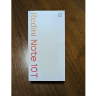 シャオミ(Xiaomi)のXiaomi スマートフォン REDMI NOTE 10T アジュールブラック(スマートフォン本体)