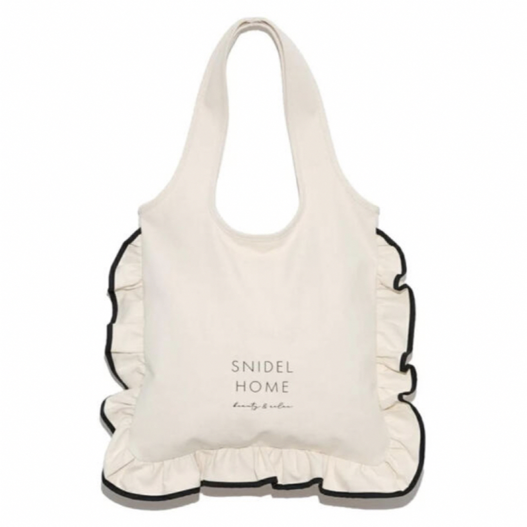 SNIDEL HOME(スナイデルホーム)のフリルエコトートバッグ レディースのバッグ(トートバッグ)の商品写真