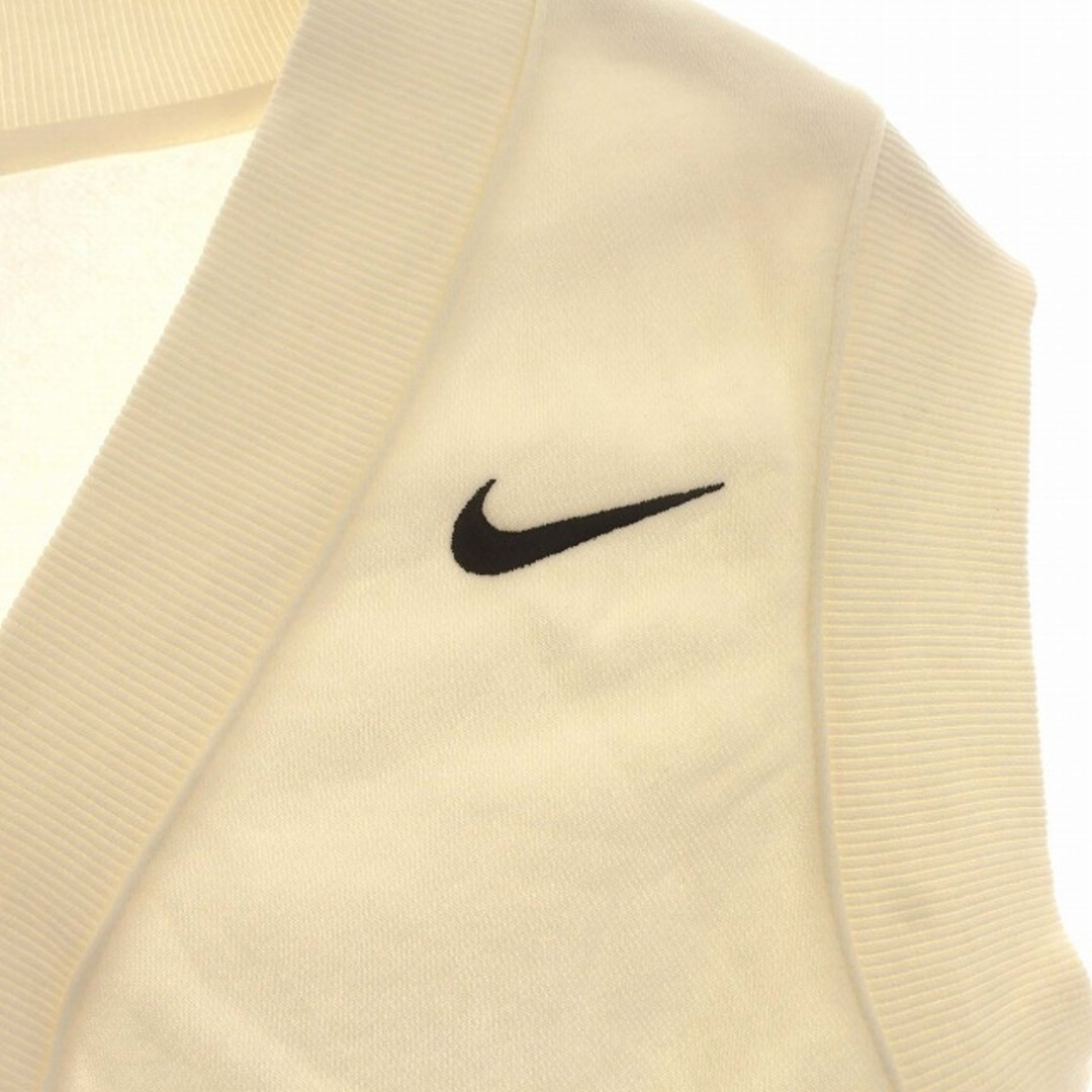 NIKE(ナイキ)のナイキ NIKE FLEECE S/L スウェット ベスト 裏起毛 XS 白 レディースのトップス(ベスト/ジレ)の商品写真