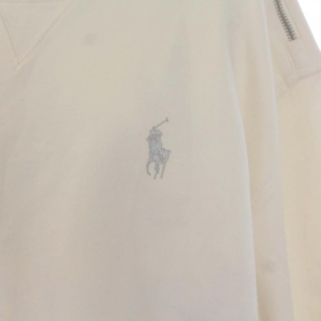 POLO RALPH LAUREN(ポロラルフローレン)のポロ ラルフローレン スウェット トレーナー 長袖 刺繍 XL 白 ホワイト レディースのトップス(トレーナー/スウェット)の商品写真