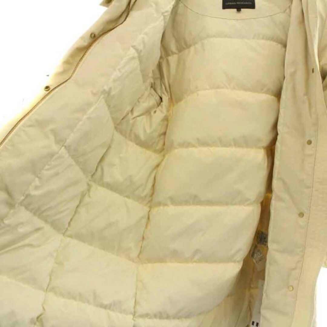 URBAN RESEARCH(アーバンリサーチ)のアーバンリサーチ エコペルファーダウンコート ミドル 38 M アイボリー レディースのジャケット/アウター(ダウンコート)の商品写真