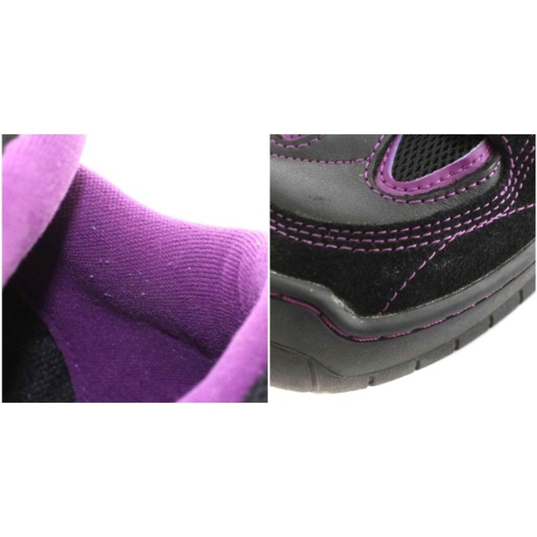 Needles(ニードルス)のニードルス DC SHOES スニーカー レザー US9 27.0cm 黒 紫 メンズの靴/シューズ(スニーカー)の商品写真