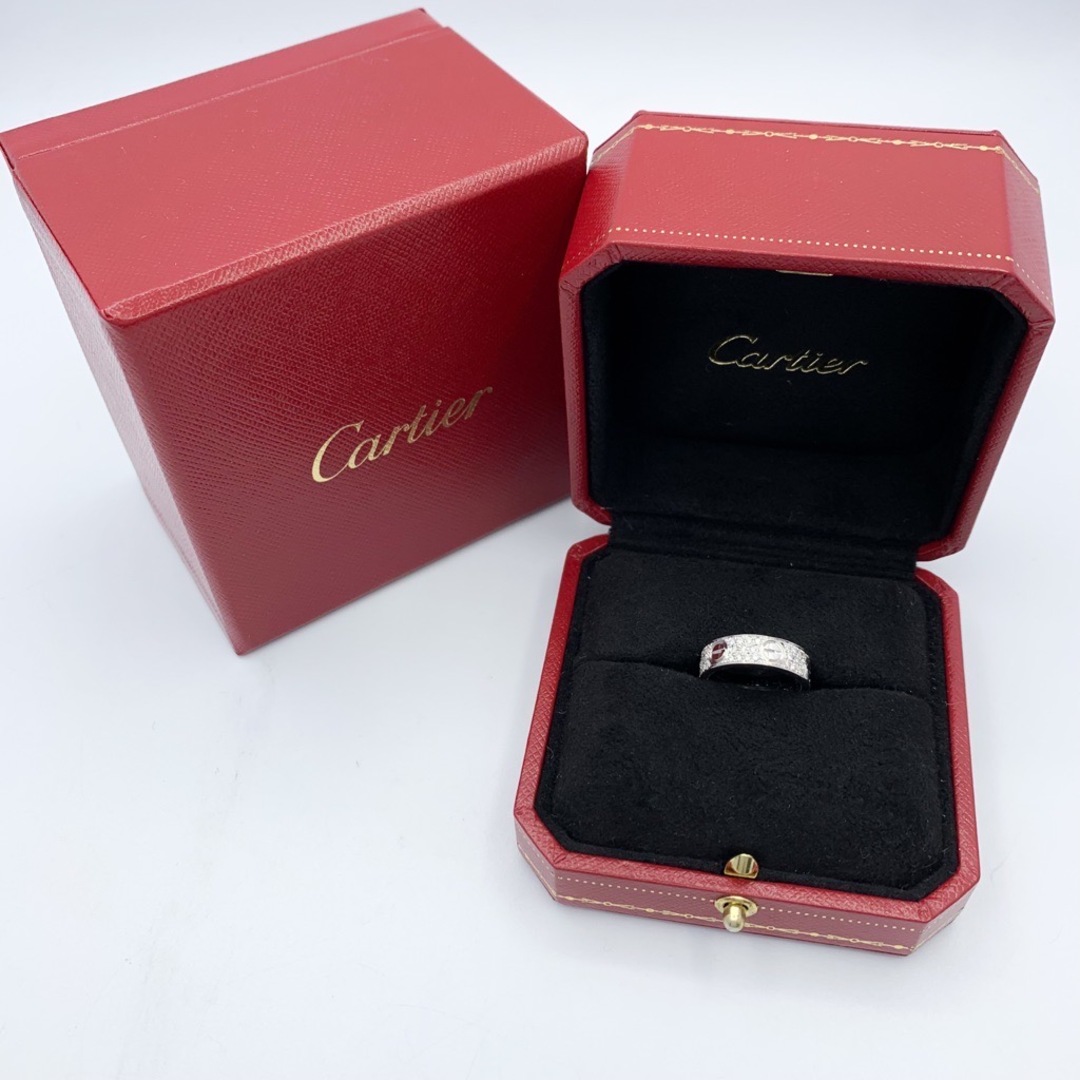Cartier(カルティエ)の【仕上済】カルティエ ラブリング 9号 WG ダイヤ 9 49 K18WG レディース リング・指輪 CARTIER レディースのアクセサリー(リング(指輪))の商品写真
