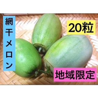 網干メロン マクワウリ 20粒  瓜　エスディージーズ 無農薬 無化学肥料(フルーツ)