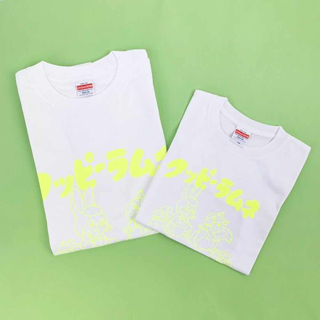 クッピーラムネ ネオンカラー Ｔシャツ キッズ イエロー 120 サマー キッズ/ベビー/マタニティのキッズ服女の子用(90cm~)(ブラウス)の商品写真