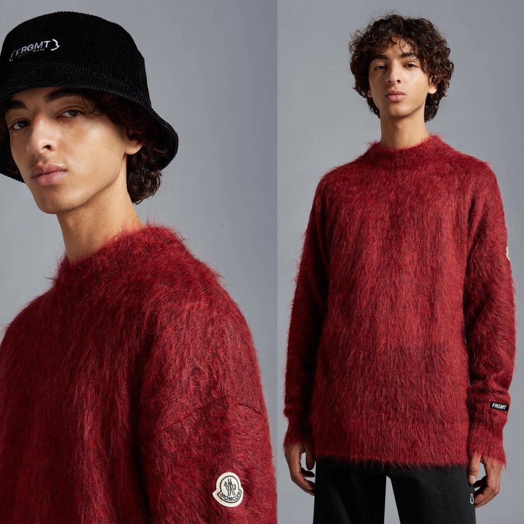 MONCLER - 国内11.5万MONCLERモンクレールフラグメントモヘア MONCLER - 国内11.5万MONCLERモンクレールフラグメントモヘア
