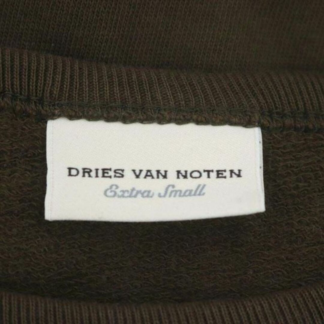 DRIES VAN NOTEN(ドリスヴァンノッテン)のドリスヴァンノッテン 裏毛スウェットプルオーバー カットソー 七分袖 カーキ レディースのトップス(その他)の商品写真