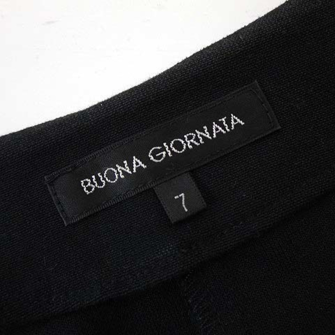 BUONA GIORNATA(ボナジョルナータ)のボナジョルナータ Bジャケット カットソー テーラード S 7 黒 ブラック レディースのジャケット/アウター(その他)の商品写真