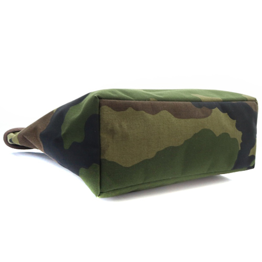 Herve Chapelier(エルベシャプリエ)のエルベシャプリエ コーデュラスクエアトートB5サイズ(M) バッグ カーキ 緑 レディースのバッグ(トートバッグ)の商品写真