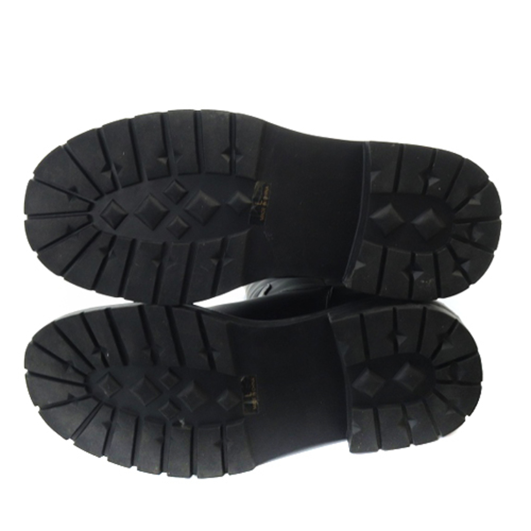Ungrid(アングリッド)のアングリッド トラックソール ロングブーツ L 24.5cm 黒 レディースの靴/シューズ(ブーツ)の商品写真