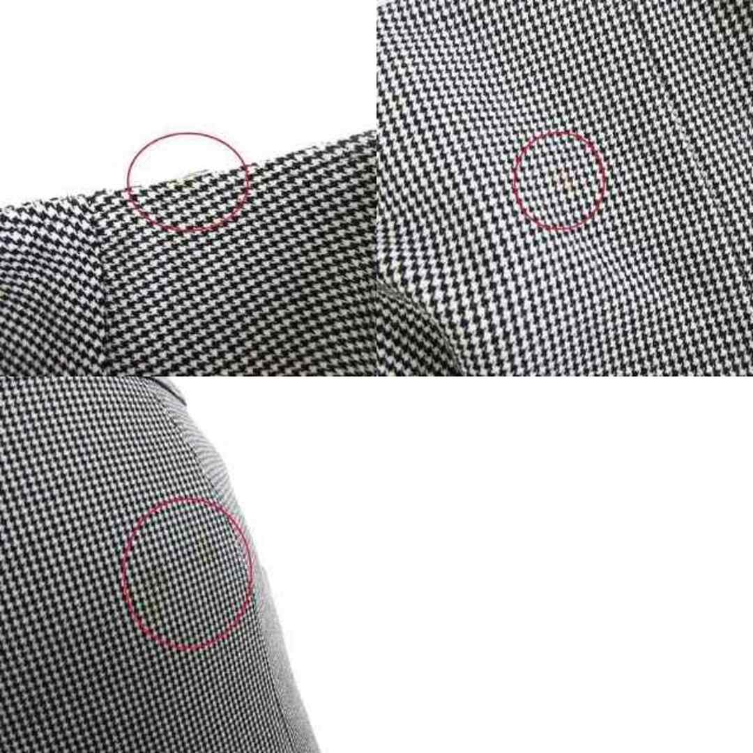 INTERPLANET(インタープラネット)のインタープラネット スーツ ジャケット スカート 千鳥格子柄 白 黒 38 レディースのフォーマル/ドレス(スーツ)の商品写真