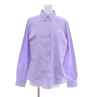 ブルックスブラザース(Brooks Brothers)のブルックスブラザーズ シャンブレーBDシャツ ブラウス 長袖 USA6 M 紫(シャツ/ブラウス(長袖/七分))