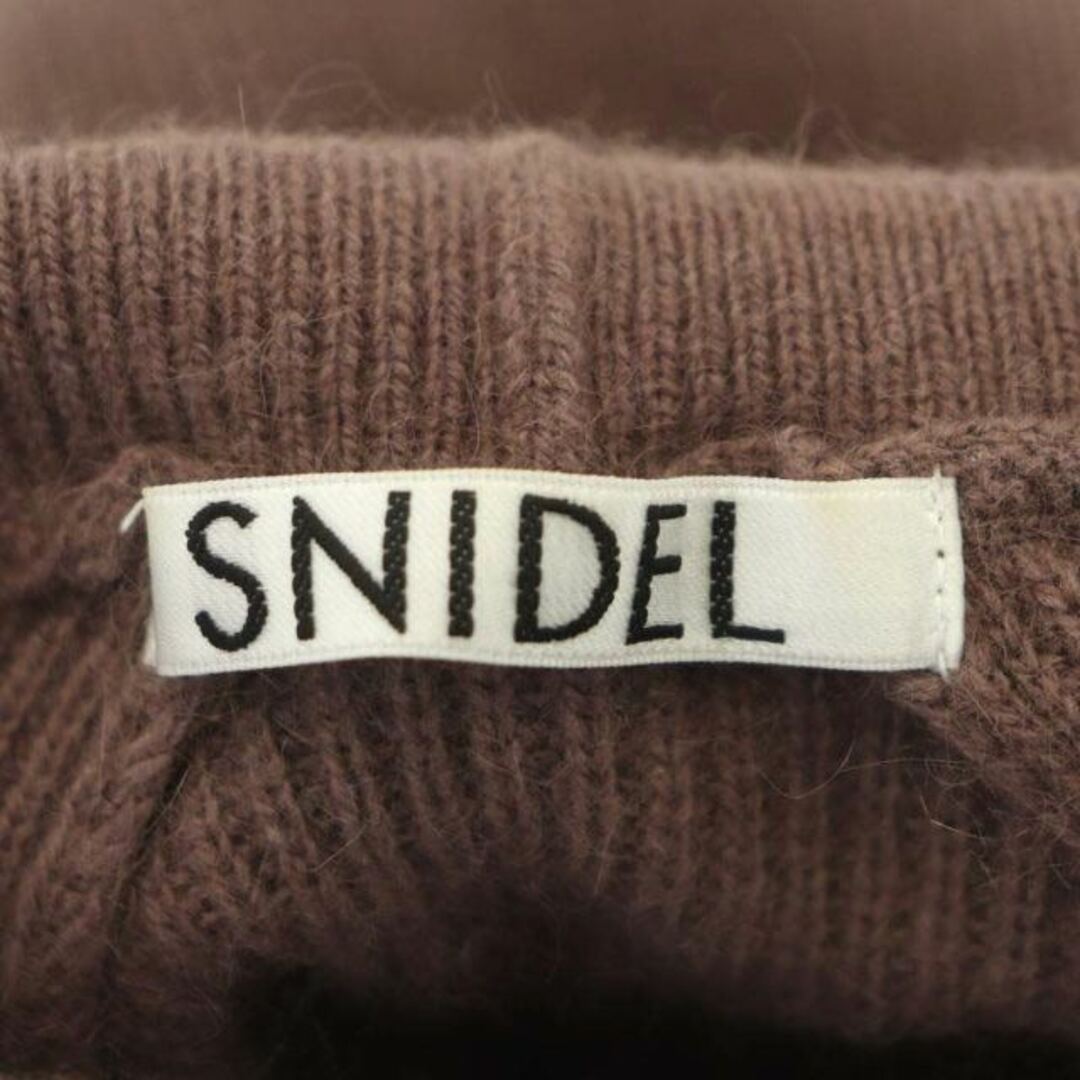 SNIDEL(スナイデル)のスナイデル 21AW アシメニットトップス ニット セーター 長袖 F レディースのトップス(ニット/セーター)の商品写真