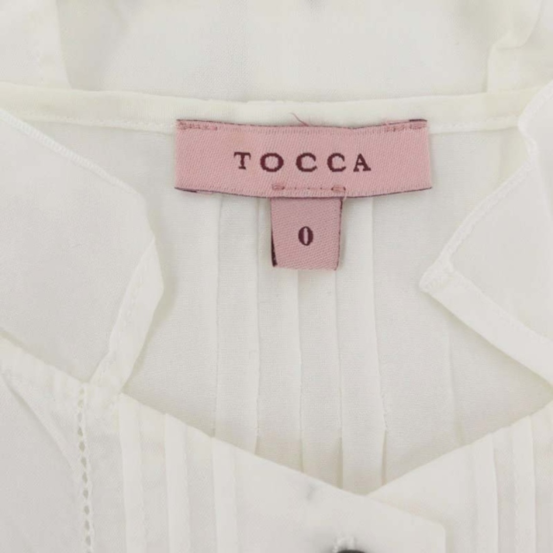 TOCCA(トッカ)のトッカ TOCCA フレンチスリーブ ブラウス フリル 0 オフホワイト レディースのトップス(その他)の商品写真