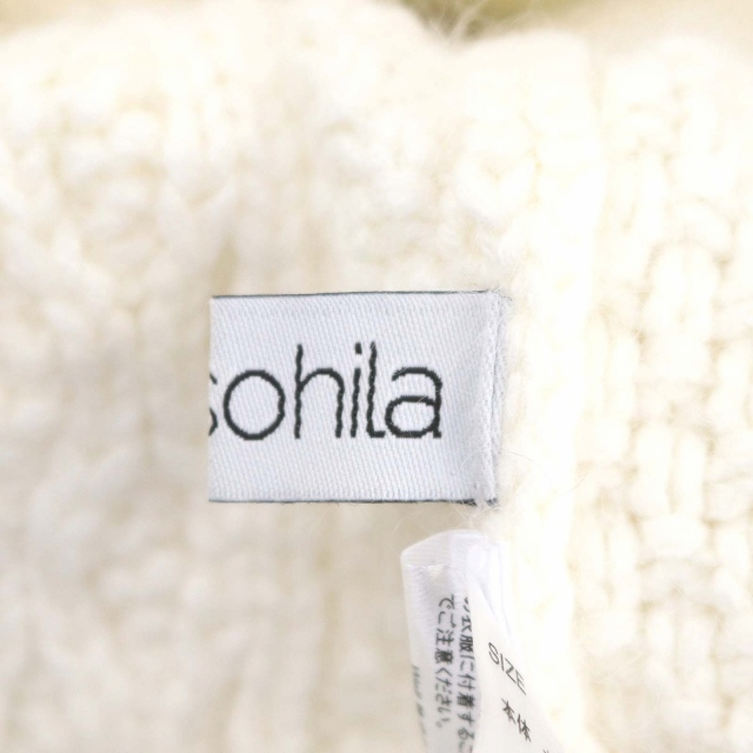 other(アザー)のジプソフィア Ribbon Cable Knit ニット セーター 長袖 F 白 レディースのトップス(ニット/セーター)の商品写真