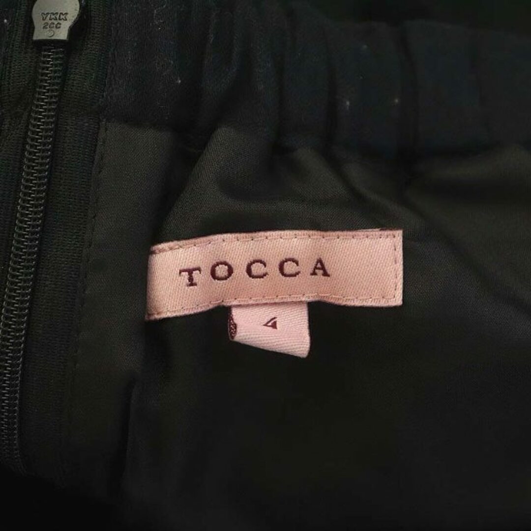 TOCCA(トッカ)のトッカ 23AW PEAL BOUQUET スカート フレア ミモレ 4 L 黒 レディースのスカート(ロングスカート)の商品写真