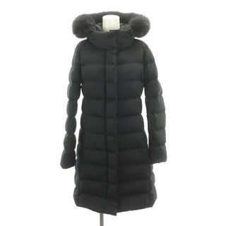 ヘルノ(HERNO)のヘルノ Hooded Puffer Jacket ダウンコート 38 S 紺(ダウンコート)