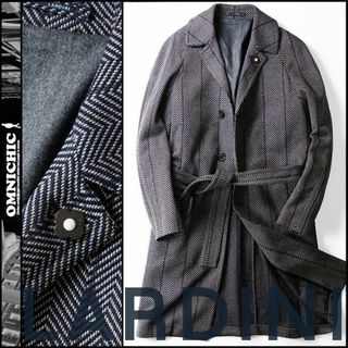 ラルディーニ(LARDINI)の新品LARDINIラルディーニストレッチウールベルテッドチェスターコート50L(チェスターコート)