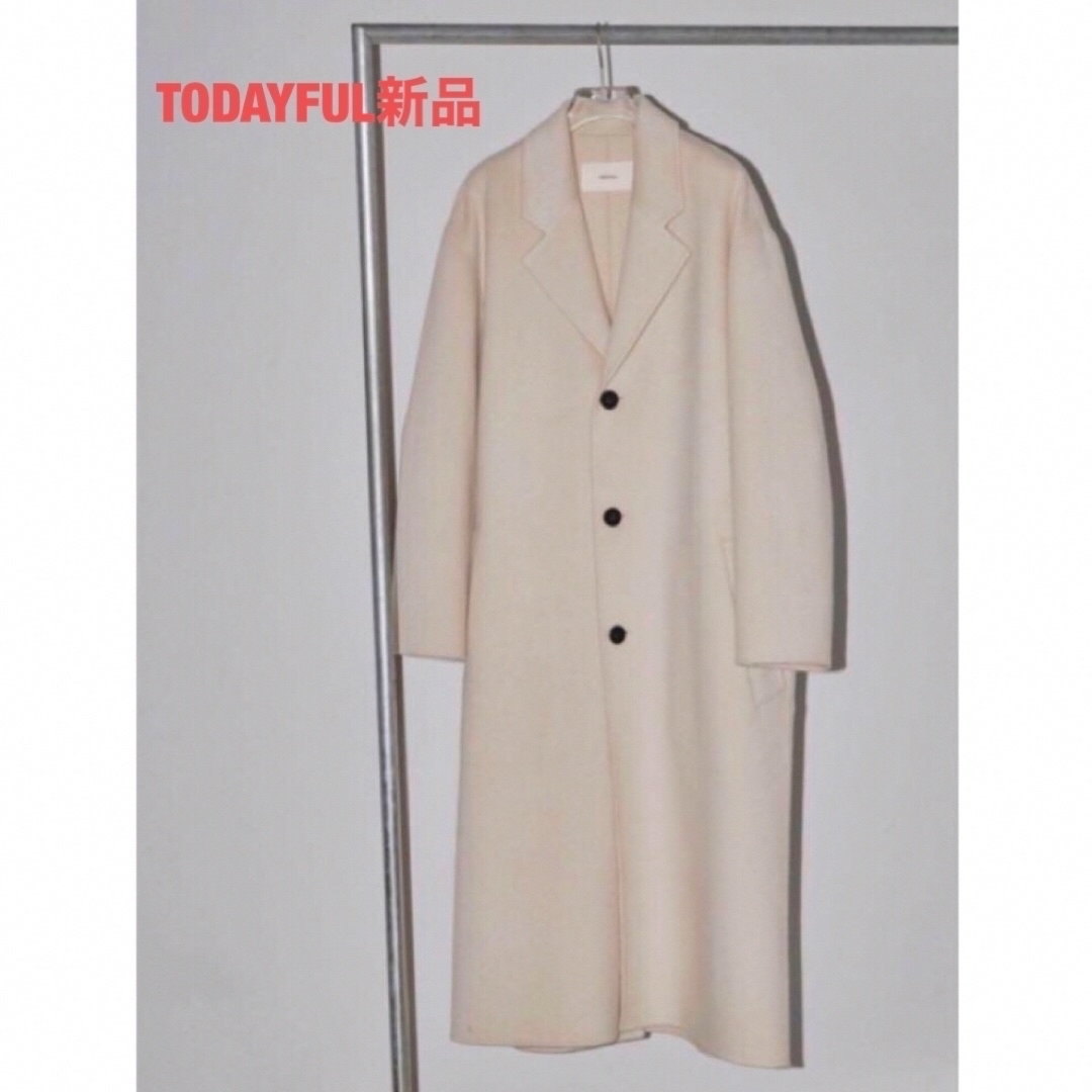 TODAYFUL(トゥデイフル)のTODAYFUL2023新品Wool Over Coat ウールオーバーコート レディースのジャケット/アウター(ロングコート)の商品写真