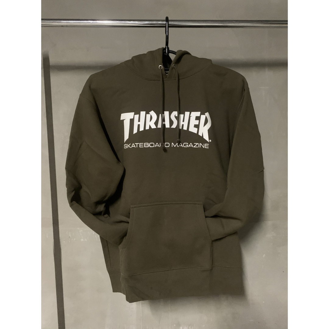 THRASHER(スラッシャー)の[THRASHER] Logo Hoodie 古着！ メンズのトップス(パーカー)の商品写真