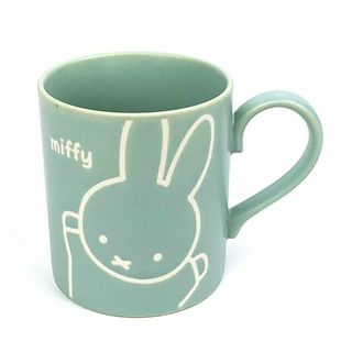 ミッフィー(miffy)のミッフィー 撥水マグ miffy friend ミントグリーン マグカップ コップ キッチン ランチ(グラス/カップ)