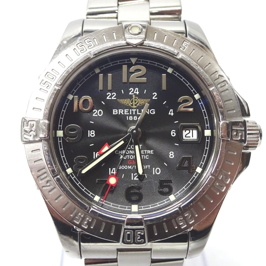 BREITLING(ブライトリング)のブライトリング 腕時計
 コルト GMT A32350 ブラック Ft599821 中古 メンズの時計(腕時計(アナログ))の商品写真