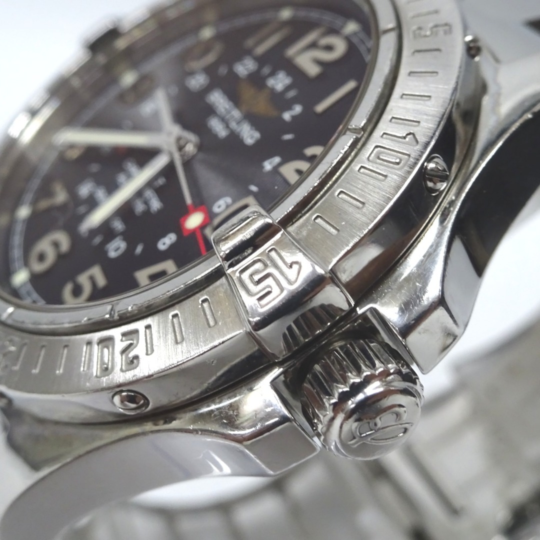 BREITLING(ブライトリング)のブライトリング 腕時計
 コルト GMT A32350 ブラック Ft599821 中古 メンズの時計(腕時計(アナログ))の商品写真