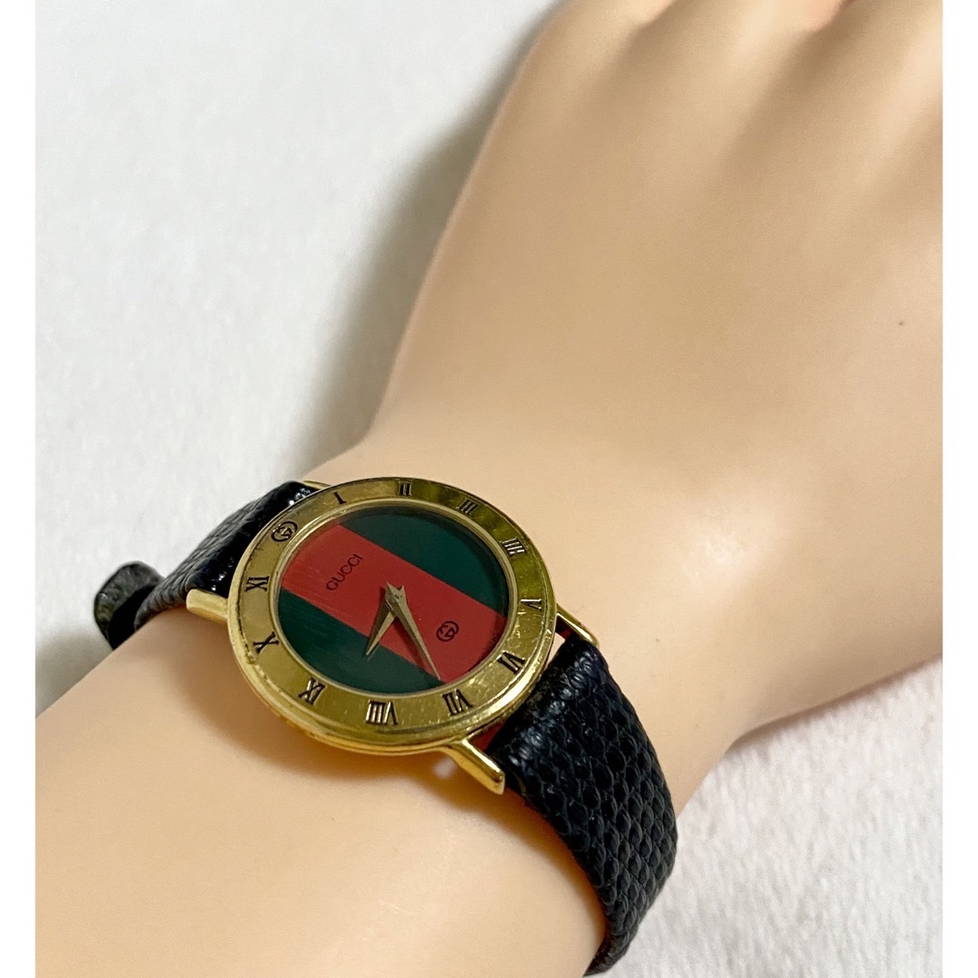 Gucci - GUCCI グッチ 3000L QZシェリーライン文字盤1NBGレディース