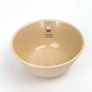 ミッフィー(miffy)のミッフィー ライスボウル コーラルピンク お茶碗 食器 日本製(グラス/カップ)