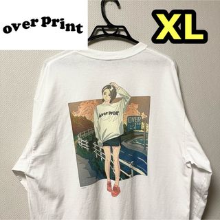 OVERPRINT l/s Tshirt(Tシャツ/カットソー(七分/長袖))