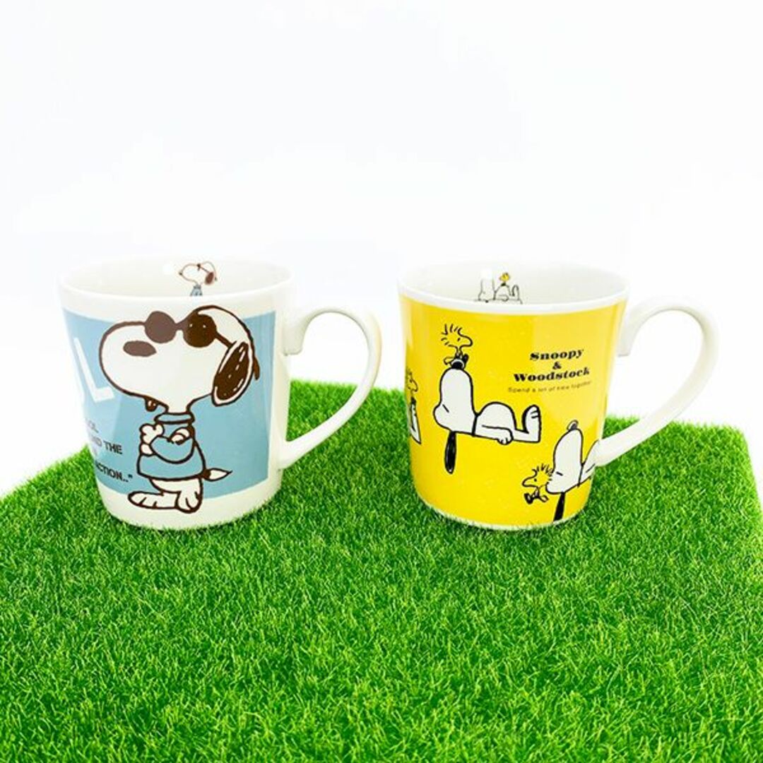 SNOOPY(スヌーピー)のスヌーピー ジョークール たっぷりマグ マグカップ ランチ ティータイム ギフト インテリア/住まい/日用品のキッチン/食器(グラス/カップ)の商品写真