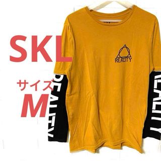 SKL    メンズ　ロンT   長袖Tシャツ　サイズM(Tシャツ/カットソー(七分/長袖))