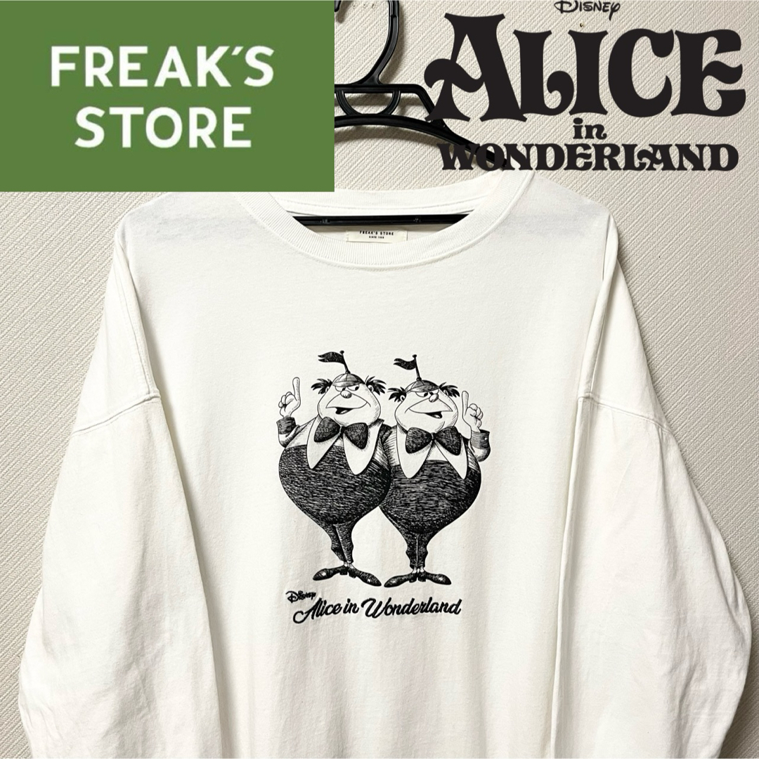 FREAK'S STORE(フリークスストア)のFREAK'sSTORE × AliceInWonderland l/s Tee メンズのトップス(Tシャツ/カットソー(七分/長袖))の商品写真