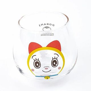 ドラエモン(ドラえもん)のドラえもん ドラミ ゆらゆらタンブラー フェイス グラス コップ 320ml 日本製 クリア(グラス/カップ)